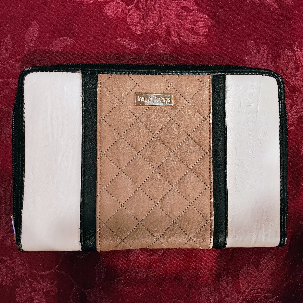 Laura Jones Zip Around Large Wallet, Used